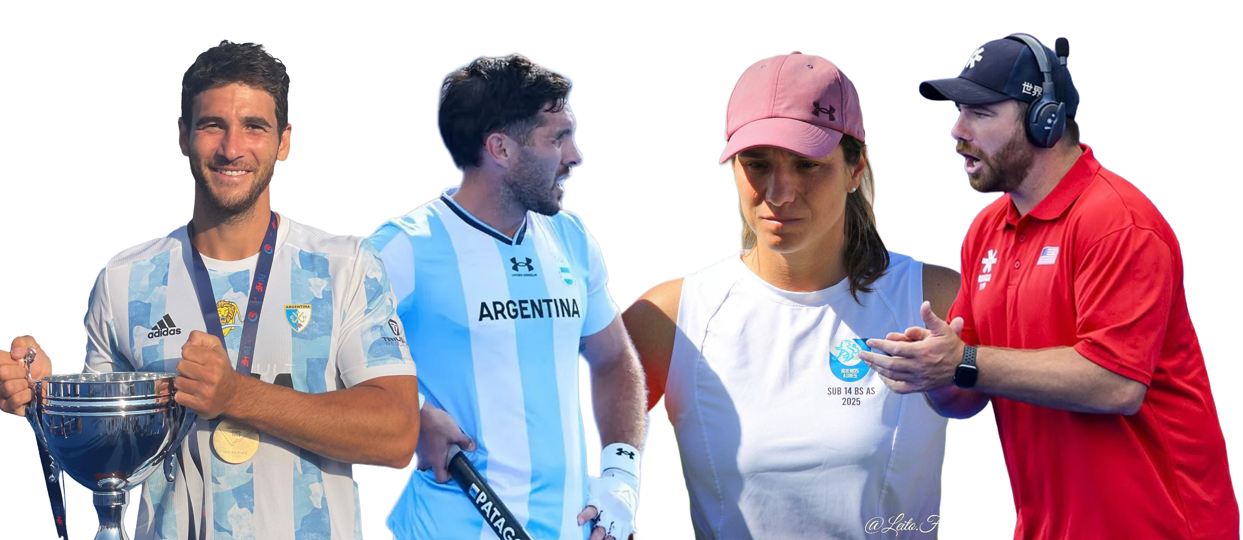 Lean Tolini, Agustín Mazzilli, Lucía Monín y Javier Telechea